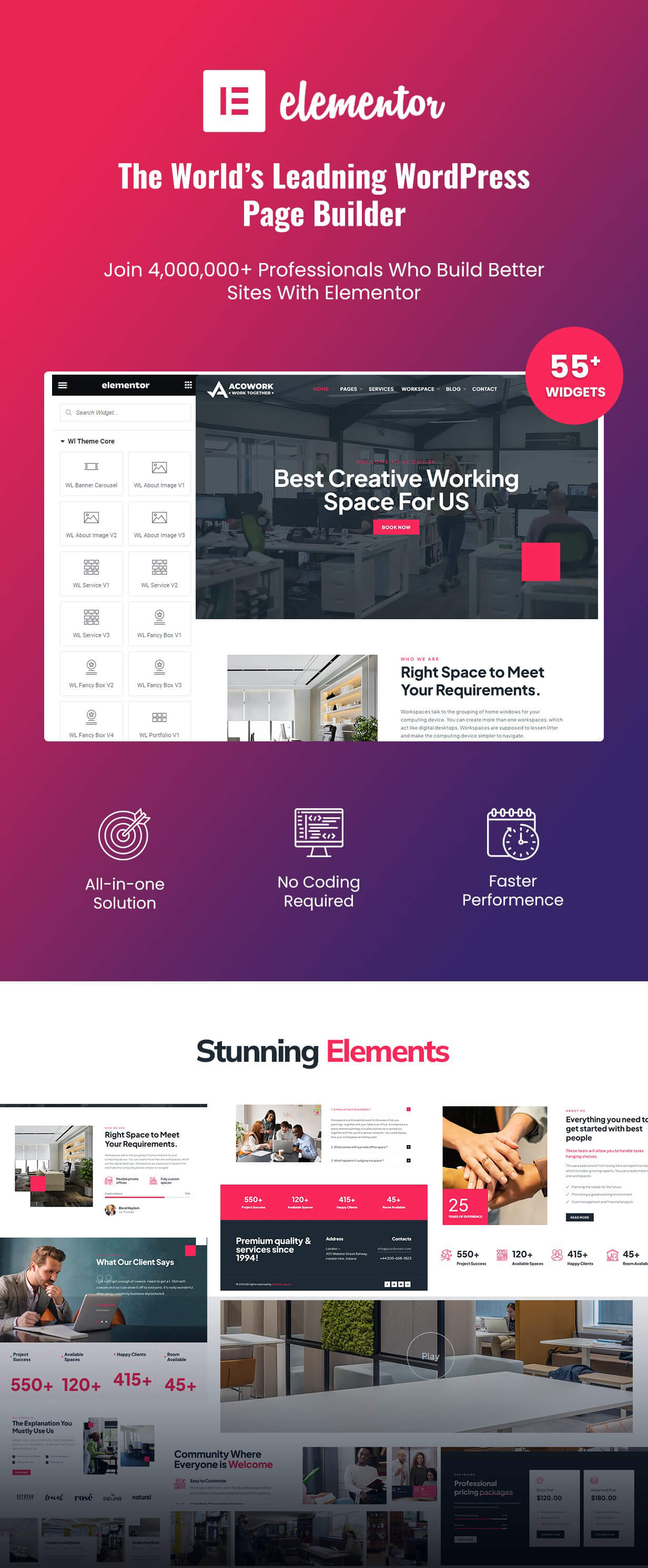 Coworking and Office Space WordPress Theme